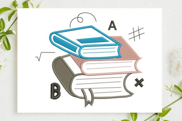 Books Embroidery Design: A Stitch for Literary Apparel