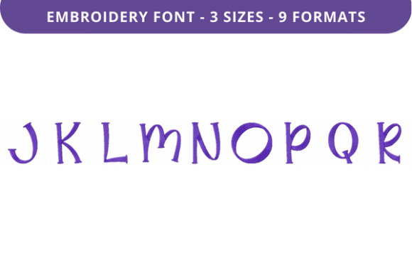 Flat Alfredo Font Uppercase J to R for Holiday Products