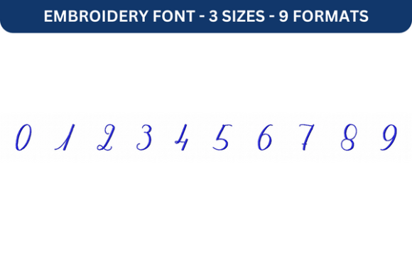 Mathilde Castleland Font Number 0 to 9