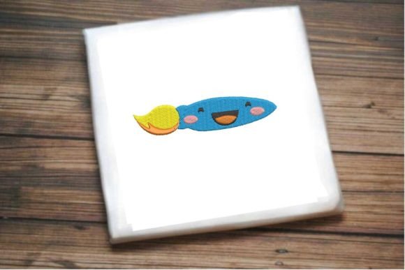 Smiling Paintbrush: A Playful Back-to-School Embroidery Gem