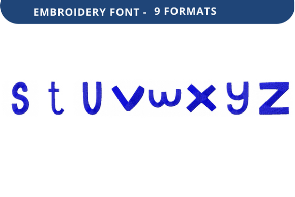 Taffy Luck Font Lowercase S to Z: An Embroidery Seller’s Review